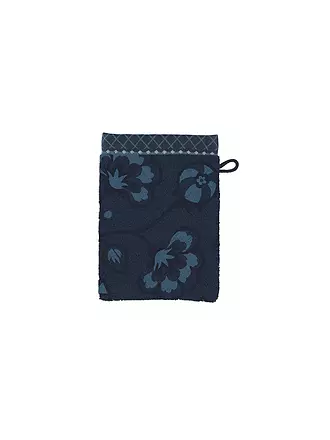 PIP STUDIO | Waschhandschuh  JASMIN JACQUARD 16x22cm Dark Blue | 